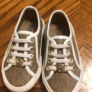 Toddler Michael Kors sneakers.